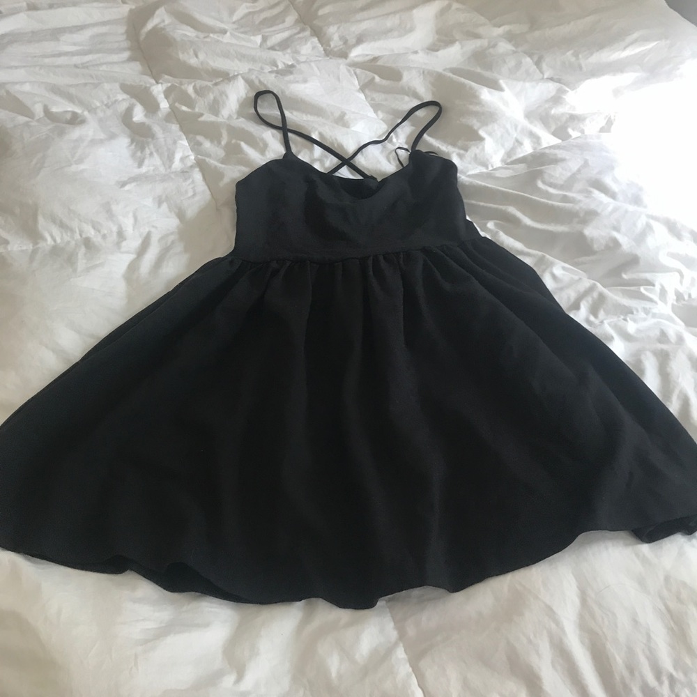 Guess black mini dress